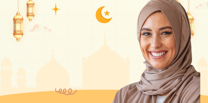 Green and Yellow Illustrative Ramadan Traditions and Culture Presentation